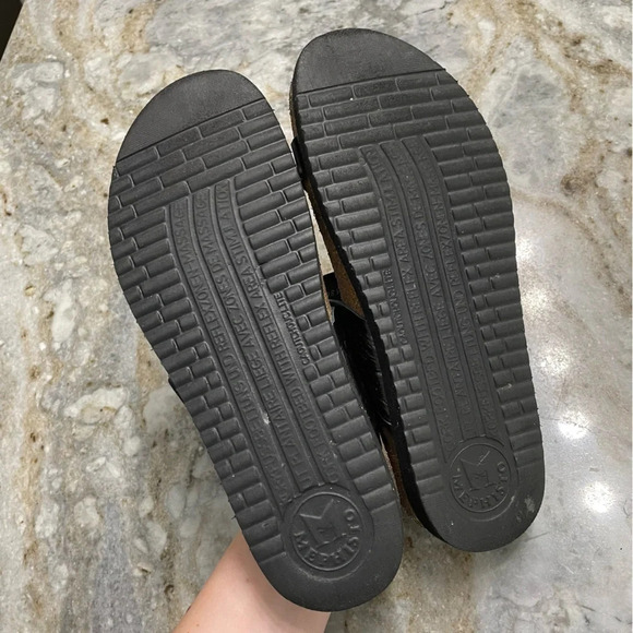 MEPHISTO Silver Helen Leather Comfort Sandals EU 38 - Picture 13 of 14